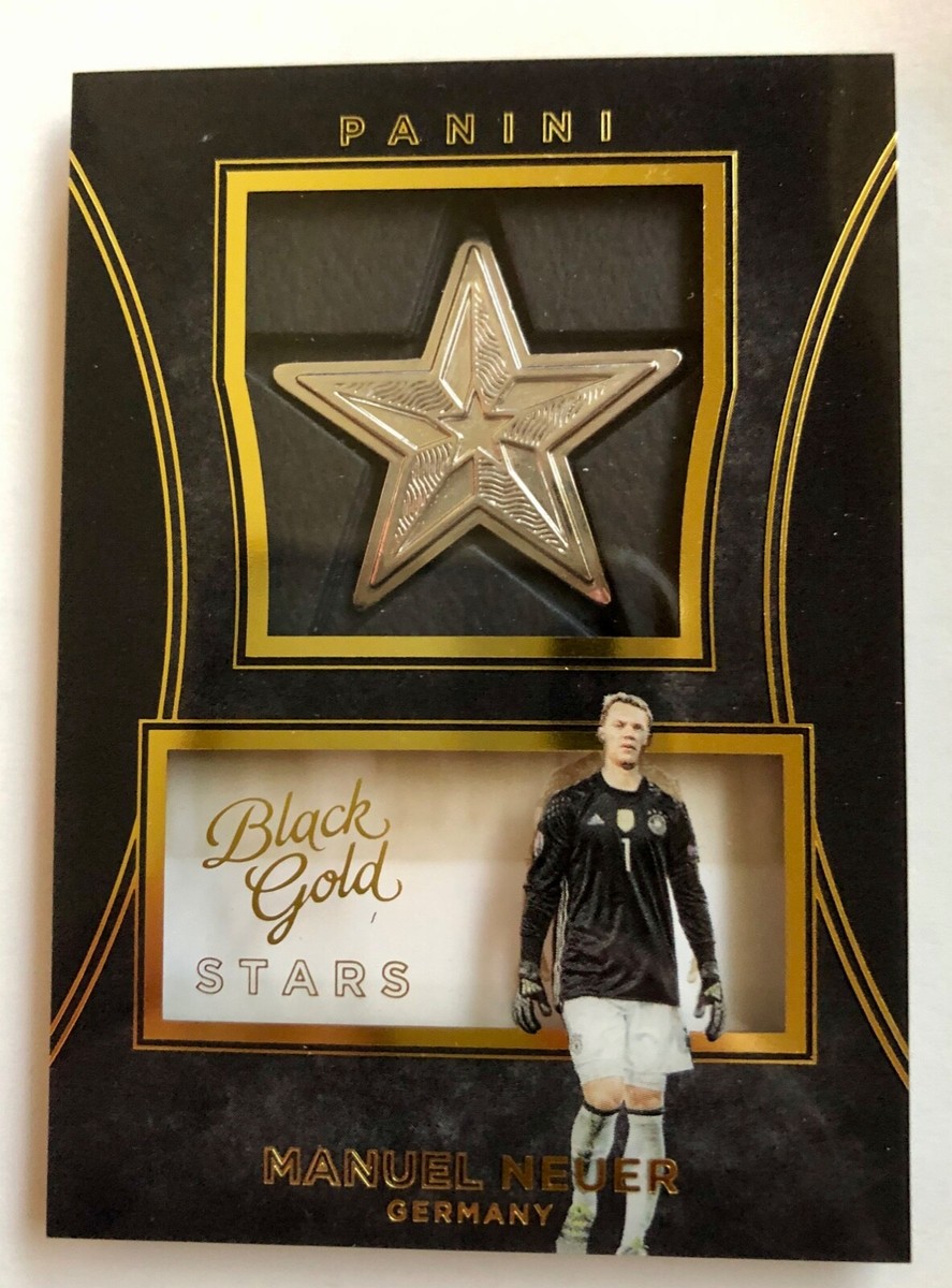 MANUEL NEUER 2016-17 PANINI BLACK GOLD STARS MEDALLION BAYERN 