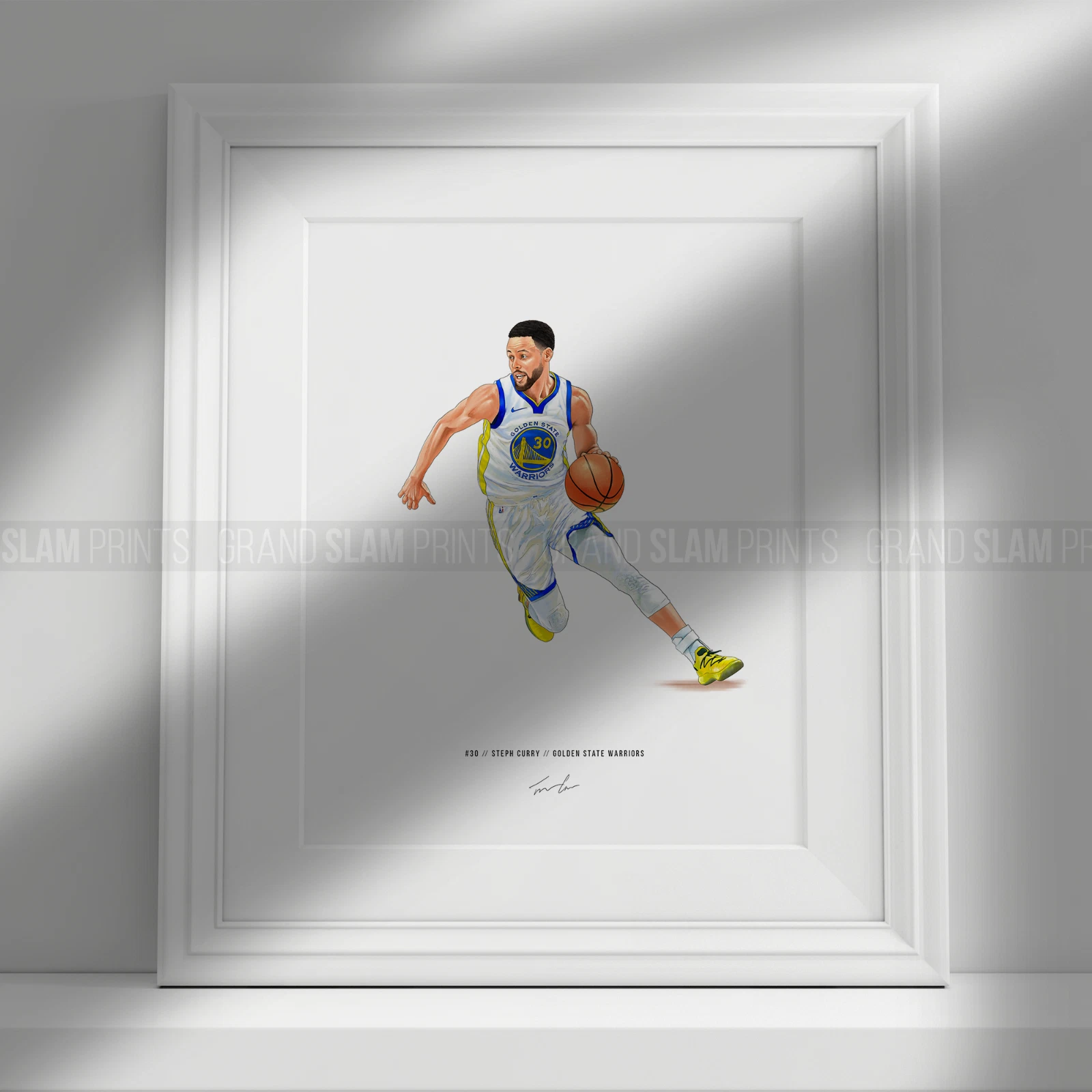 Steph Curry Golden State Warriors Basketball Poster