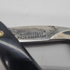 Hibbard, Spencer, Bartlett; Germany  6" Straight Razor "Our Very Best" With Box