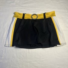 The Line Up Pro Cheer Dance NFL NBA NHL Black White Yellow Audition Skirt MA