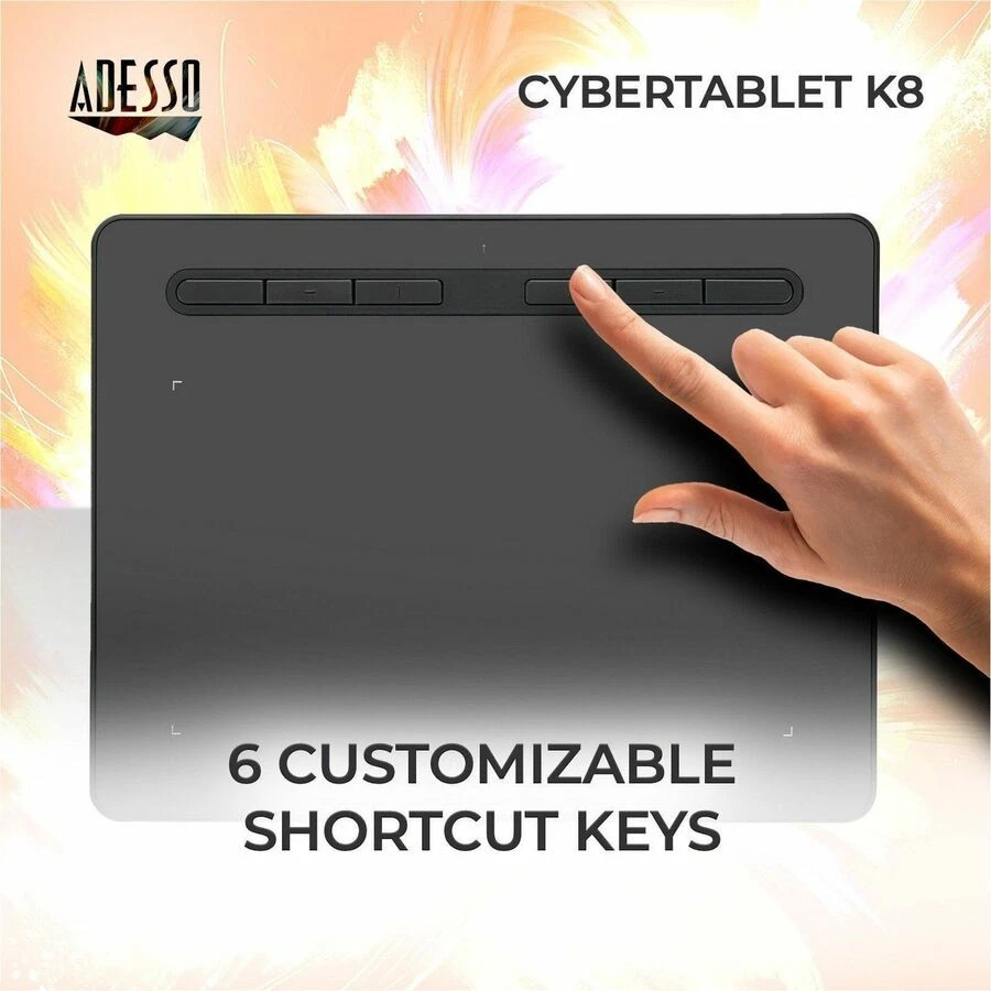 Adesso 8" x 5" Graphic Tablet (cybertabletk8) - Image 4 of 4