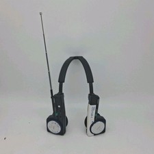 Vintage AIWA HR-S2 Portable Foldable Headphones AM/FM Radio ONLY 1 SPEAKER WORKS