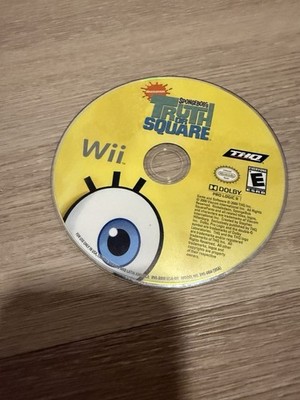 SpongeBob's Truth or Square (Nintendo Wii, 2009) Tested DISC ONLY Tested Working