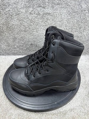 Interceptor Men’s Work Boots, Size 9 - Black (A2) Interceptor Men main image 2
