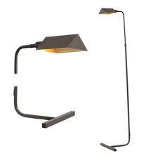 JYL3097A Cotys 66" MidCentury Industrial Metal Adjustable Pharmacy LED Floor ...