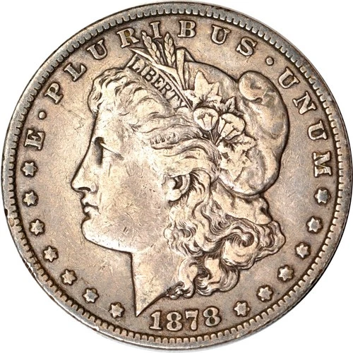 1878-CC $1 Morgan Silver Dollar VF K19254