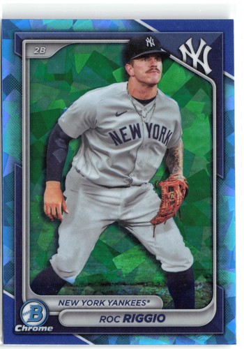 Roc Riggio #BDC-30 2023 Bowman Draft Chrome Sapphire card