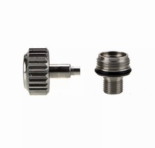 Ricambio corona orologio argento - compatibile con Rolex - Ø 5,3 / 6 / 7mm