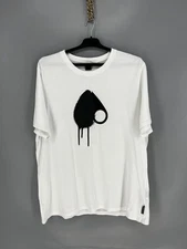 Moose Knuckles Canada Logo Graphic T-Shirt White Men’s XL 100% Cotton