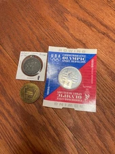 3 Vintage Commemorative Collectible Coins-See Details