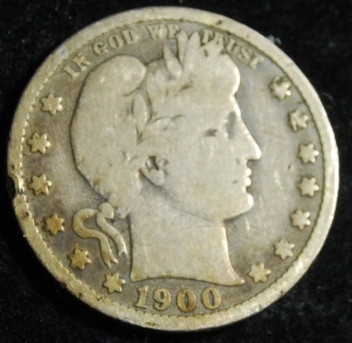 1900-O Barber Quarter — photo from the most recent tracked eBay sale