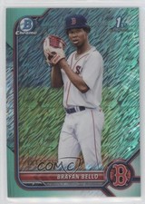 2022 Bowman Chrome Prospects Aqua Shimmer Refractor 104/125 Brayan Bello s3g
