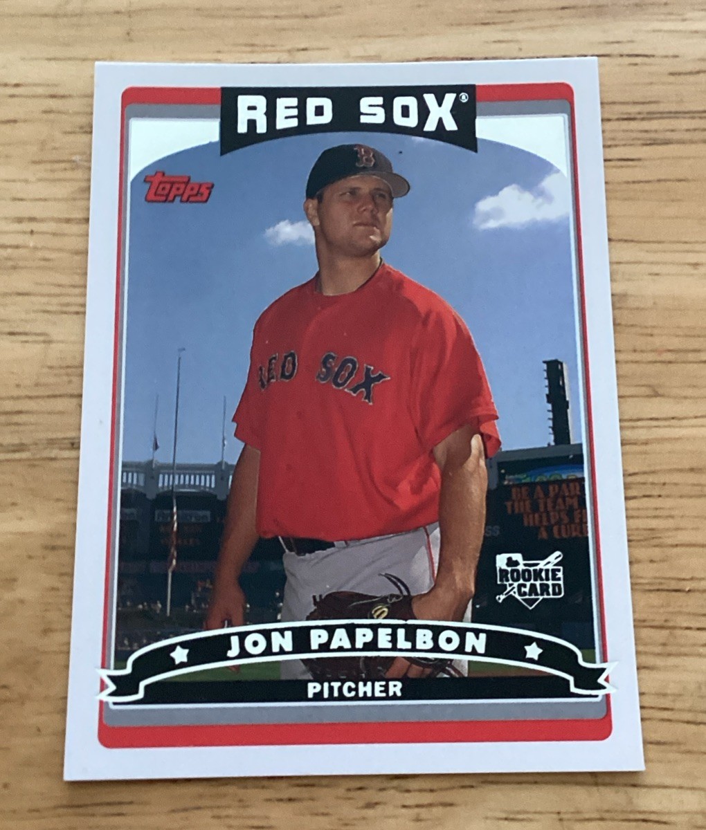 2006 Topps - Jonathan Papelbon #355 (RC) - near mint condition - FREE SHIPPING