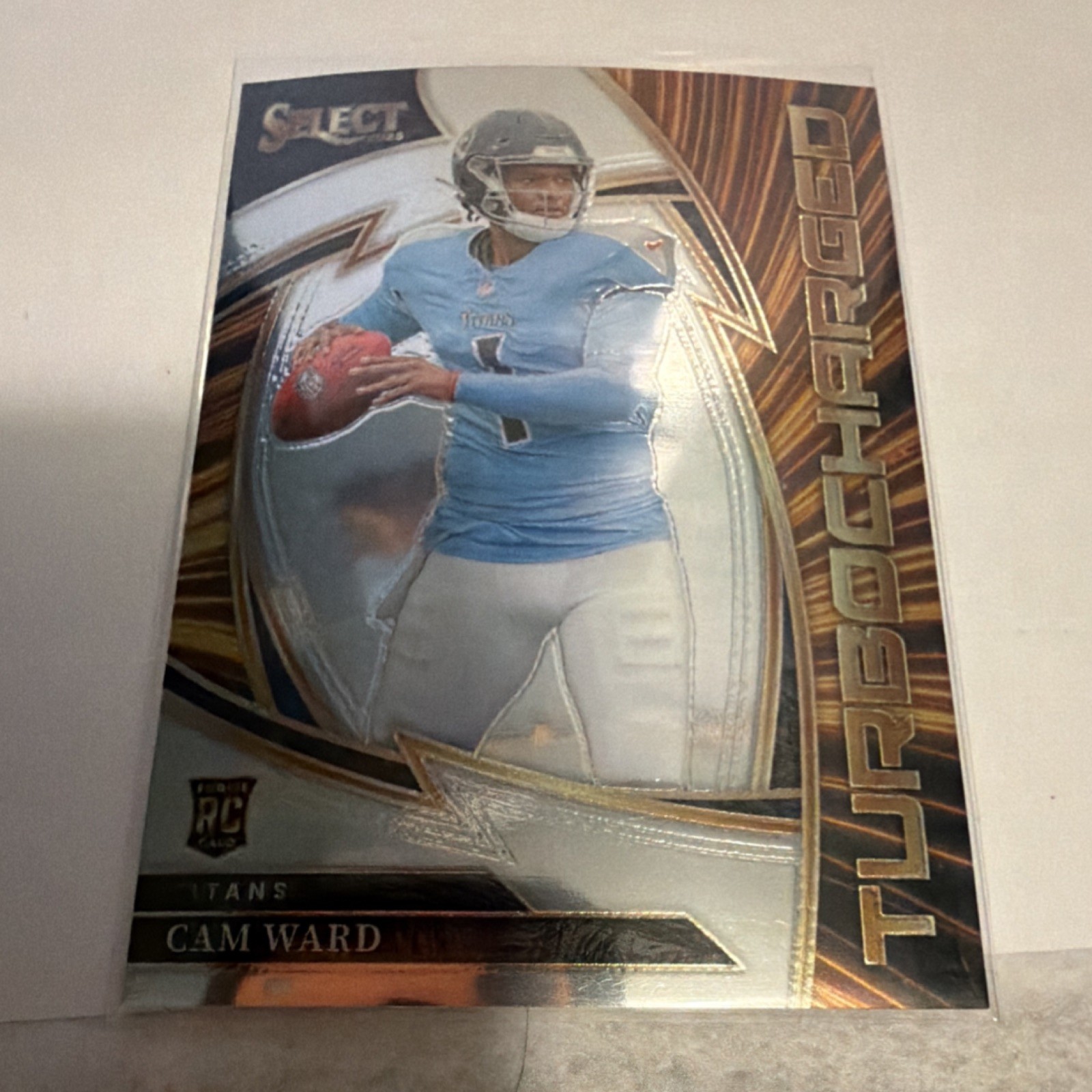 2025 Panini Select Cam Ward #23 Turbocharged Rookie Titans NFL Football