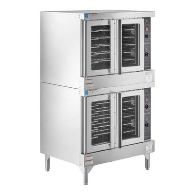 Wolf Double Deck Full Size Natural Gas Convection Oven - 100,000 BTU