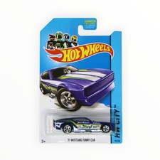 Hot Wheels '71 Mustang Funny Car 99/250 - Blue - 2014 Mainline A