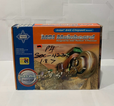 MSI 845 Pro Intel 845 Socket 423 ATX DDR1 3DIMM AGP/PCI Audio LAN