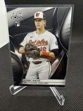 2025 Topps Chrome Black Coby Mayo Base Rookie RC #27 Baltimore Orioles