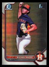 2022 Bowman Draft #BDC-120 Michael Knorr Chrome