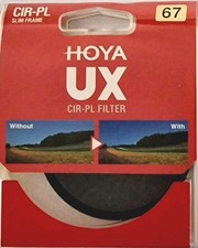 Hoya 67mm CIR-PL UX Lens Filter - Circular Polarising Filter New & Sealed 