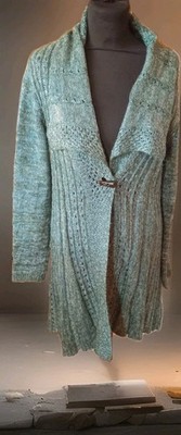 Traum Strickjacke M 38 Rose Bud Schweden Grün Wolle Neuwertig 