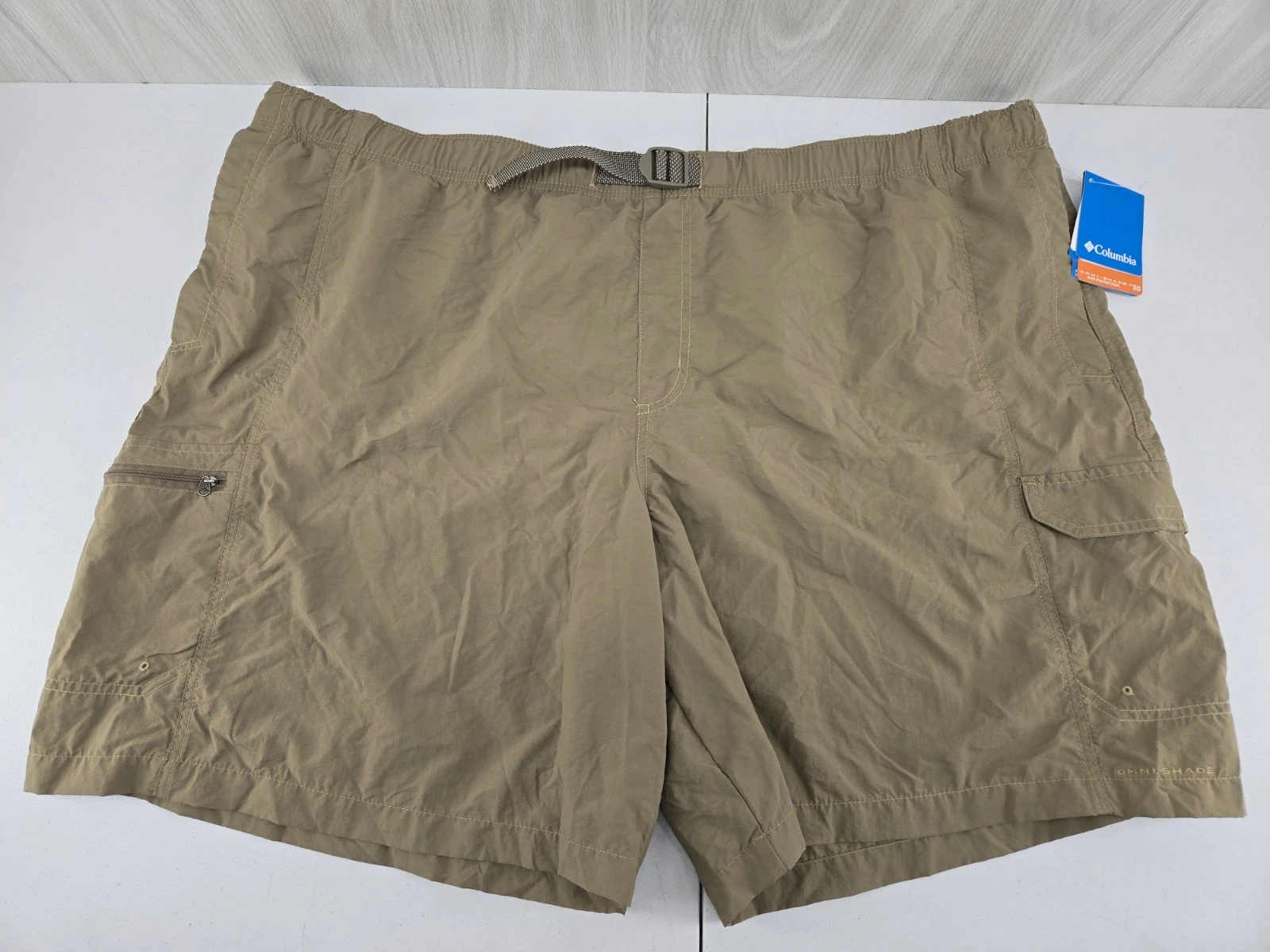 Columbia OmniShade UPF 50 Snake River Water Shorts Lined Cargo Pockets Size 4X