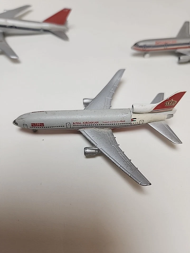 Lote de Modelos de Aviones Diecast Alemania De Colección Noroeste Oriente Real Jordano Et Foto 4 de 4