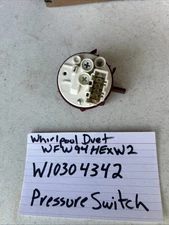 Whirlpool Duet Washer Pressure Switch Part Number W10304342