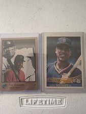 2ea LOU WHITAKER / 1984 DONRUSS #227 / 1992 STUDIO #180