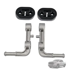 Rear Left & Right Exhaust Bracket Muffler Support Assembly Right+Left