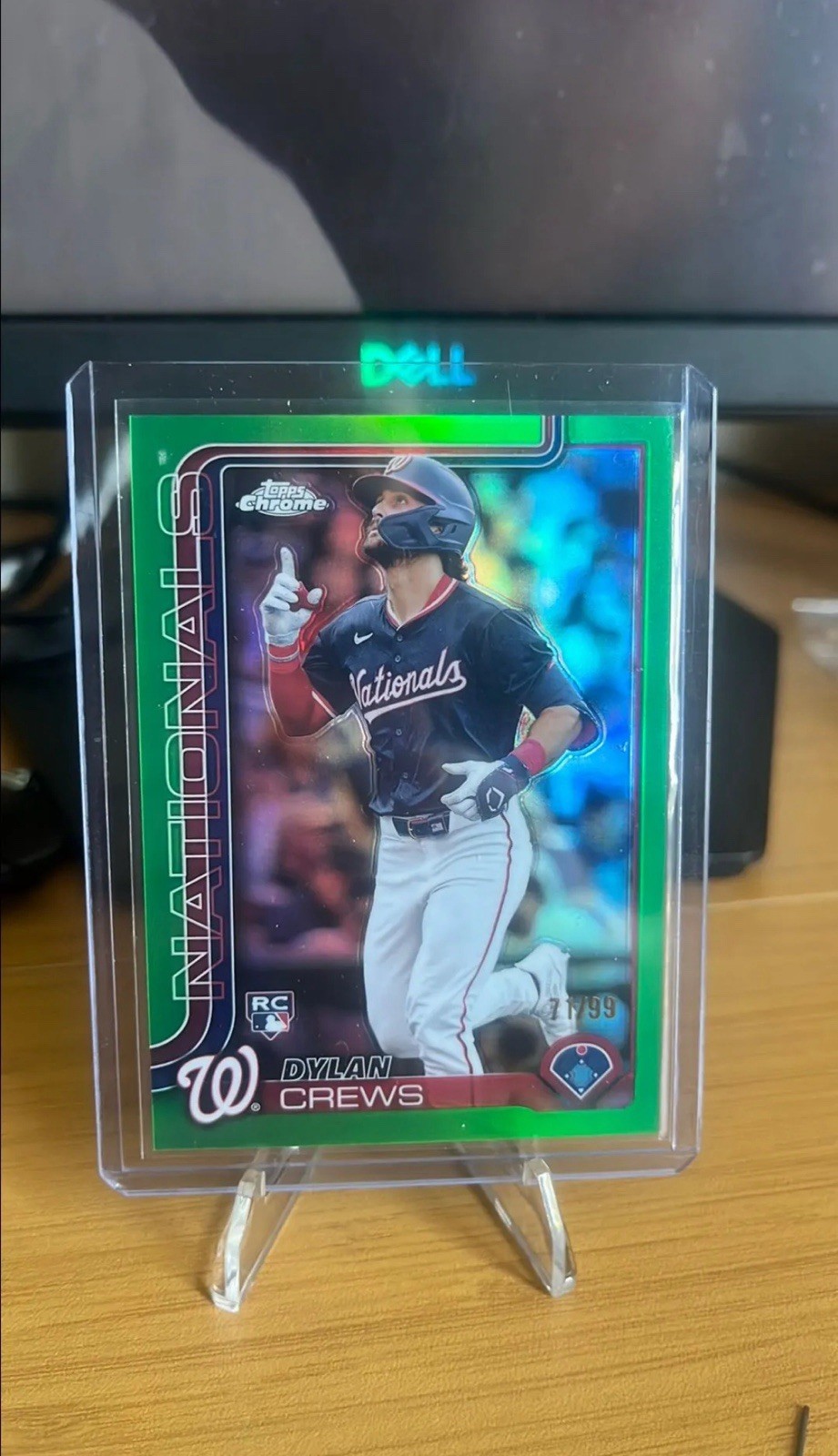 /99 Dylan Crews (Green Refractor) 2025 Topps Chrome #146