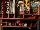 Flambeau Tackle Box 2 Tray  & Contents - Lures, Jigs, Hooks, Bobbers  — photo 1