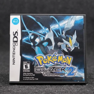Pokemon Black Version 2 (DS)Case and Manual Only W/Inserts - GreatCond