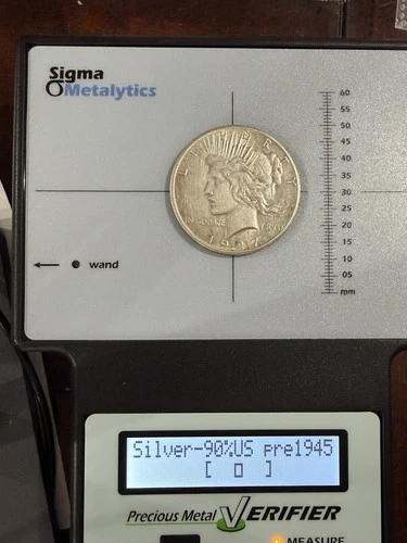 1927 Peace Dollar $1 US 90% Silver Coin XF/AU Very Pretty