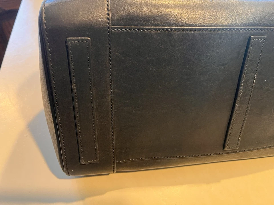 Ralph Lauren Collection Black Leather Calfskin Large Soft Ricky 40 List $3,700 - Image 3 of 4