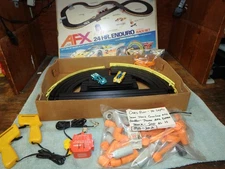 Aurora AFX Slot Car Race Track Set JACKIE STEWART 24 Hr Enduro Untested Read