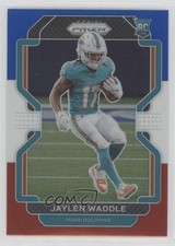 2021 Panini Prizm Rookie Red White & Blue Prizm Jaylen Waddle #338 5a8
