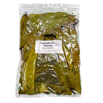 Getrocknete Bio Soursop Blätter Hojas De Guanabana Graviola Annona Blatt Großpackung 50g