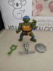 Vintage TMNT Ninja Turtles Figure Headdroppin Leo 1992 Complete