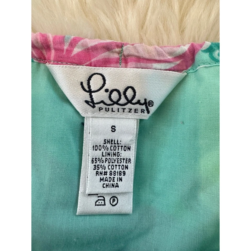 Minifalda floral Lilly Pulitzer Bliss talla pequeña en capas Foto 4 de 4