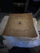 1952 PITTSBURGH TELEPHONE DIRECTORY BOOK, PENNSYLVANIA Phone book Rare Vintage