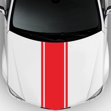 Car Hood Stripe Sticker Universal Auto Racing Stripes Body Side Vinyl Modif VPIB