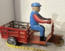 Nostalgisches Blechspielzeug - Vespa Dreirad Pritsche, ca. 20 cm, Sammlermodell