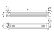 VALEO Ladeluftkühler 818389 Aluminium für RENAULT FLUENCE MEGANE 3 BZ0 dCi BZ09