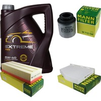 Inspektionspaket 5L Mannol Extreme 5W-40 FüR VW Touran 1.4 TSI Sharan Tiguan