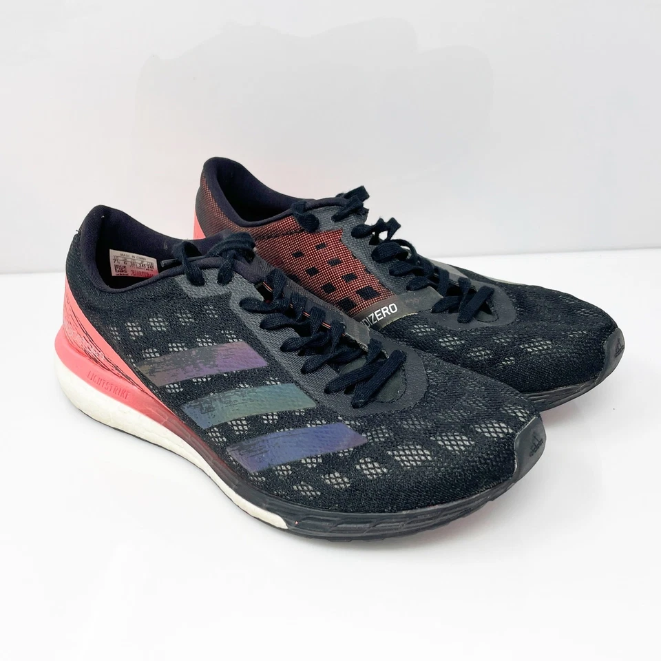 Adidas Mujer Adizero Boston 9 EG4656 Negro Zapatos para Correr Tenis Talla 7.5 Foto 2 de 4