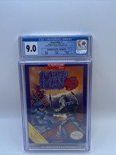 Mega Man 3 CGC 9.0 NES Nintendo CIB Complete ...