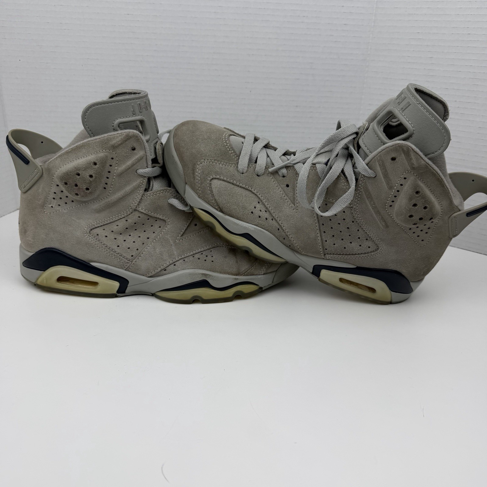 Air Jordan 6 Georgetown Retro Size 9 Mens Grey Suede Sneakers 2022 CT8529-012