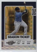 2021 Panini Contenders Season Ticket Optic Gold Wave Prizm Nelson Cruz #65 0c3