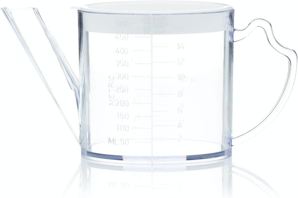 KitchenCraft Gravy Fat Separator Jug, Plastic,Transparent/White,5 ml